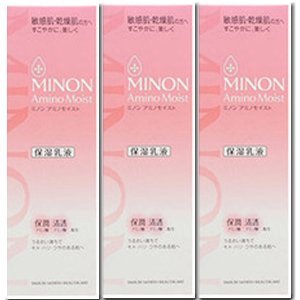 【3本】ミノン アミノモイスト モイストチャージ ミルク 100gx3個(4987107616524