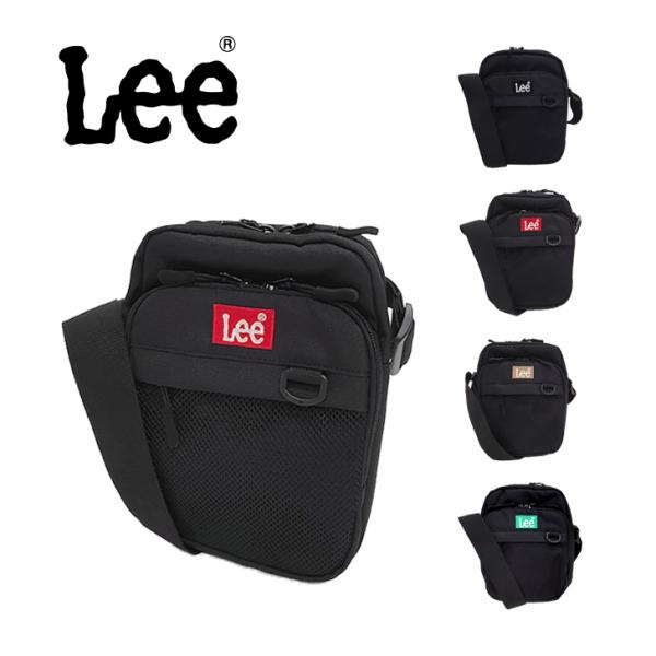 【レターパック配送】Lee 320-3723 PRAY2 ショルダー 縦型 メンズ レディース ミニショルダー 斜め掛け ダブルファスナー カジュアル ボックスロゴ