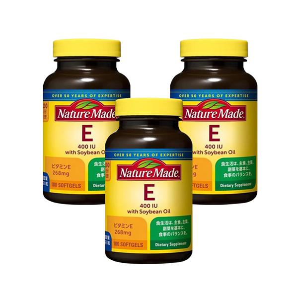 3個セット ネイチャーメイド 大塚製薬E400 100粒 100日分