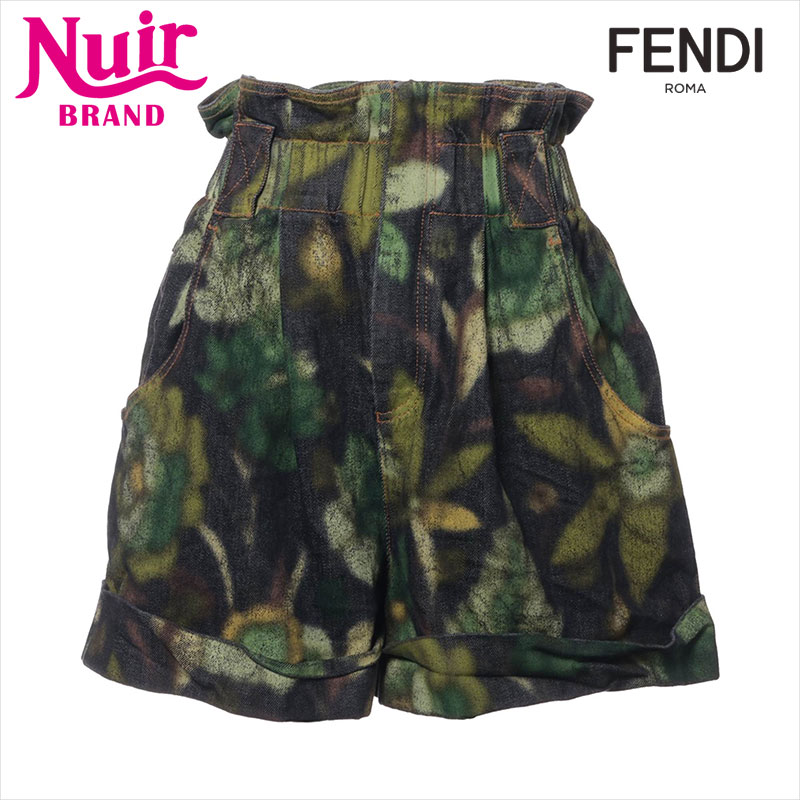 ショートパンツ グリーン×ブラック WS15156