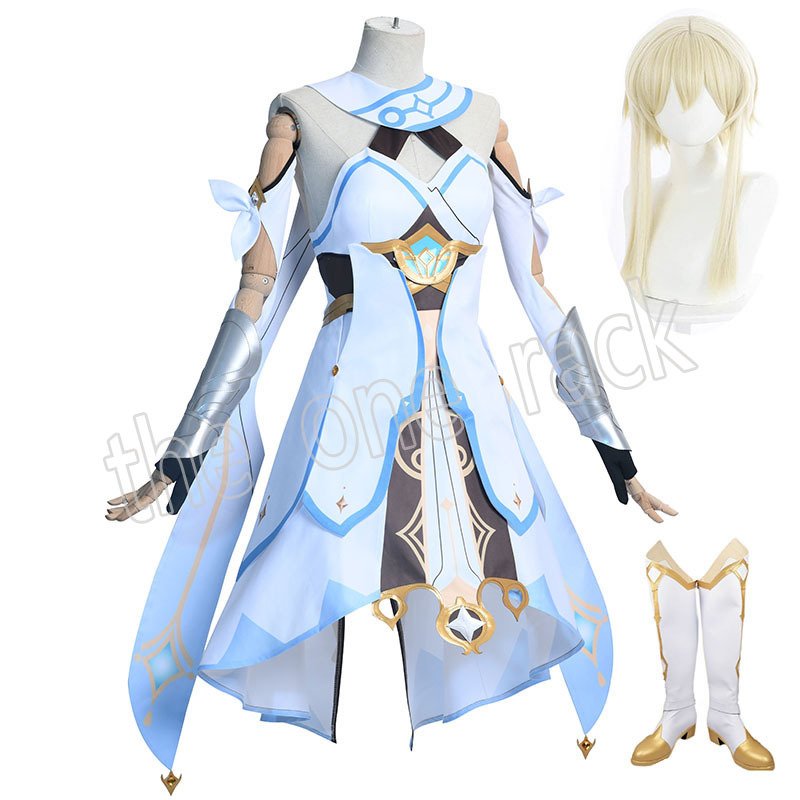 原神 げんしん風 genshin 主人公 蛍 ほたる Traveler 風元素 コスプレ衣装 ウィッ