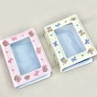 Qoo10限定トレカケース 写真DIY 応援!!手帳 トレカケース クリアラメバインダー 透明ラメバインダー シール ステッカー ダイアリー デコ トレカ バインダー コレクトブック A5