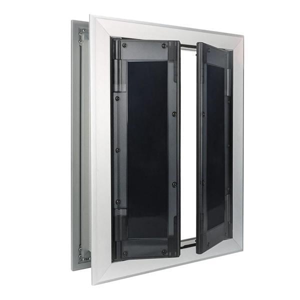 頑丈な猫用犬用ドアロック可能なドアフレームドアゲートペットアクセサリー取り付けが簡単な無料アクセストンネルペットドア猫犬子猫キテ