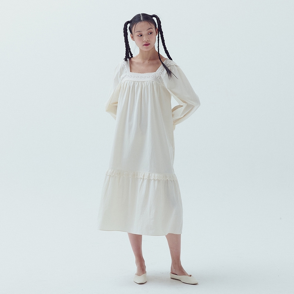 BALCONY [4504-BCSHO] マロニエワンピースクリーム