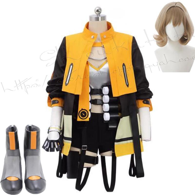 【一部分3日内出荷】勝利の女神：NIKKE 風 アニス Anis 女装 着物 コスプレ衣装 ウィッグ 道具 cosplay 日常服 コスチューム ハロウィン仮装変装