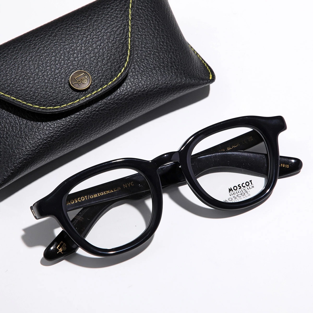 MOSCOT モスコット メガネ DAHVEN ダーヴェン メンズ ボストン型 ウェリントン型 めがね 眼鏡 伊達メガネ セルフレーム 黒縁 アイウェア BLACK