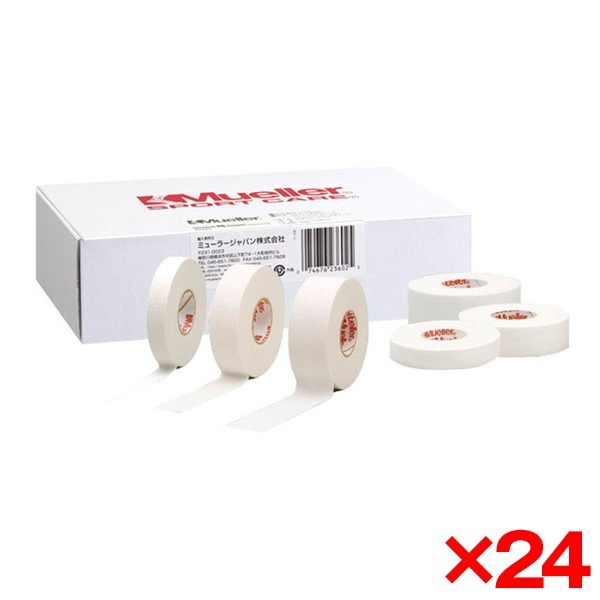 【24個セット】MUELLER ミューラー ホワイトプロ アスレチックテープ 13mm 52513