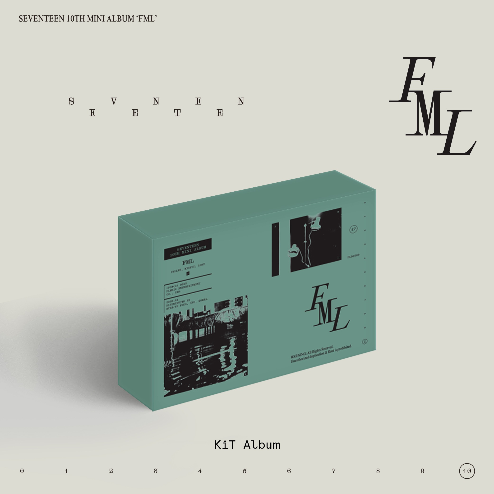 (KIT) SEVENTEEN ミニ10集アルバム FML 当店特典 韓国チャート反映
