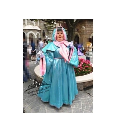 shibuyashop ディズニーシンデレラフェアリーゴットマザーコスプレ衣装