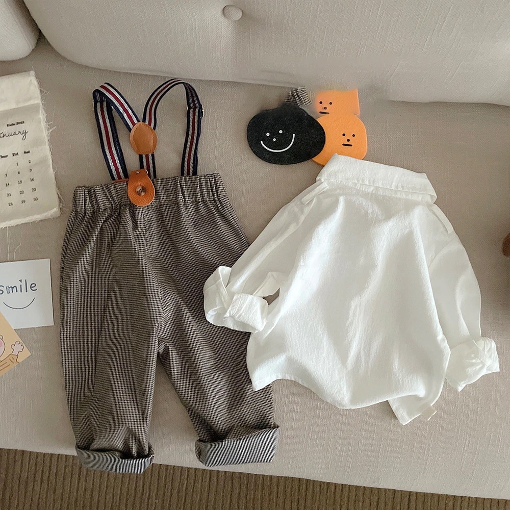 子供服 オーバーオール セット キッズ パンツ スーツ 刺激なし 柔らかい面料 カジュアル長袖 春 秋