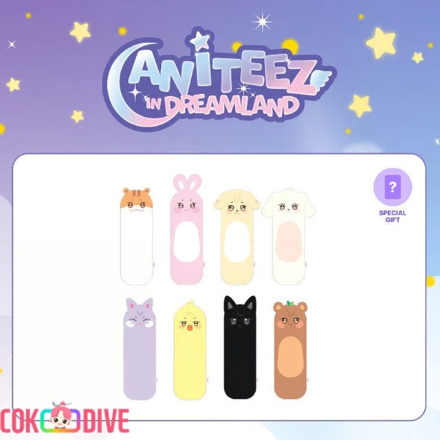 ATEEZ - ANITEEZ IN THE DREAMLAND OFFICIAL MD MINI BODY PILLOW