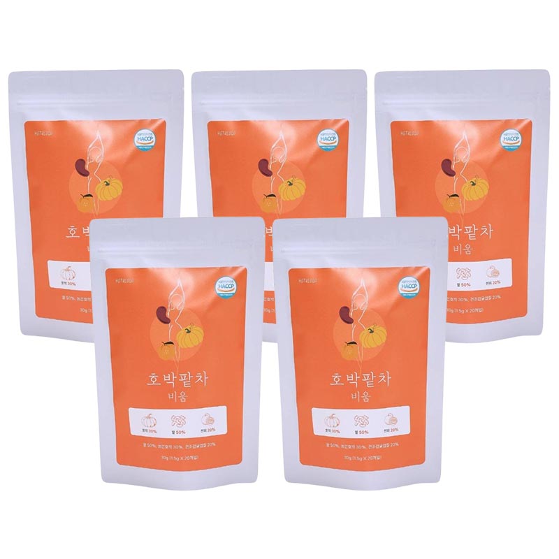 【5個 大容量】 韓国茶 カボチャ小豆茶 ダイエット 効果 むくみとり 美肌 疲労回復 カボチャ茶 小豆茶 ダイエット茶 漢方 ダイエット