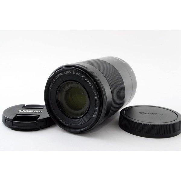 【中古】キヤノン Canon EF-M 55-200mm F4.5-6.3 IS STM 美品 望遠ズームレンズ