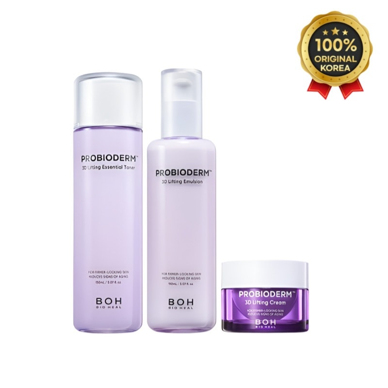 プロバイオダム 3Dリフティング スキンケア2種企画 (エッセンシャル トナー 150ml + エマルジョン 150ml)