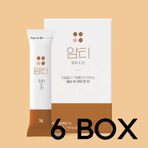 ピーチショット（桃 × コーヒー）X 6BOX (計60包)