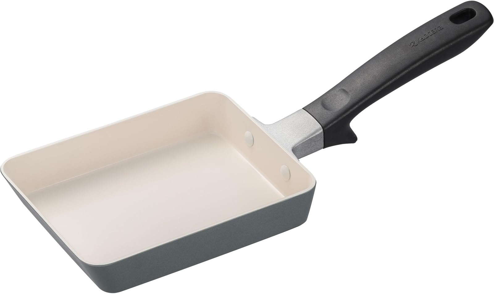 セラブリッド PFAS 鉛 カドミウム フッ素 不使用 セラミック 加工 玉子焼き器 13×18cm ガス火専用 焦げ付きにくい 油使用 中火以下 カームグリーン CF-GED-WGR