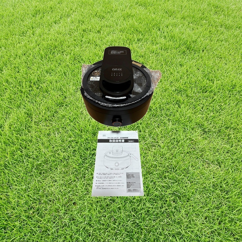 アイネクス 電気調理鍋 3.5L 炒め 低温 無水 煮込 パスタ カレー 蒸し デザート 自動調理 レシピブック付 ガラス蓋 ブラック AX-C1BN