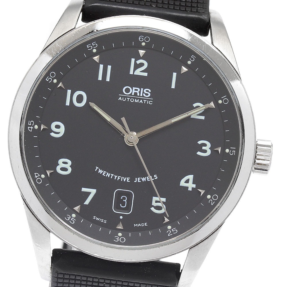 オリス ORIS 7504 クラシック デイト 自動巻き メンズ _933700【中古】