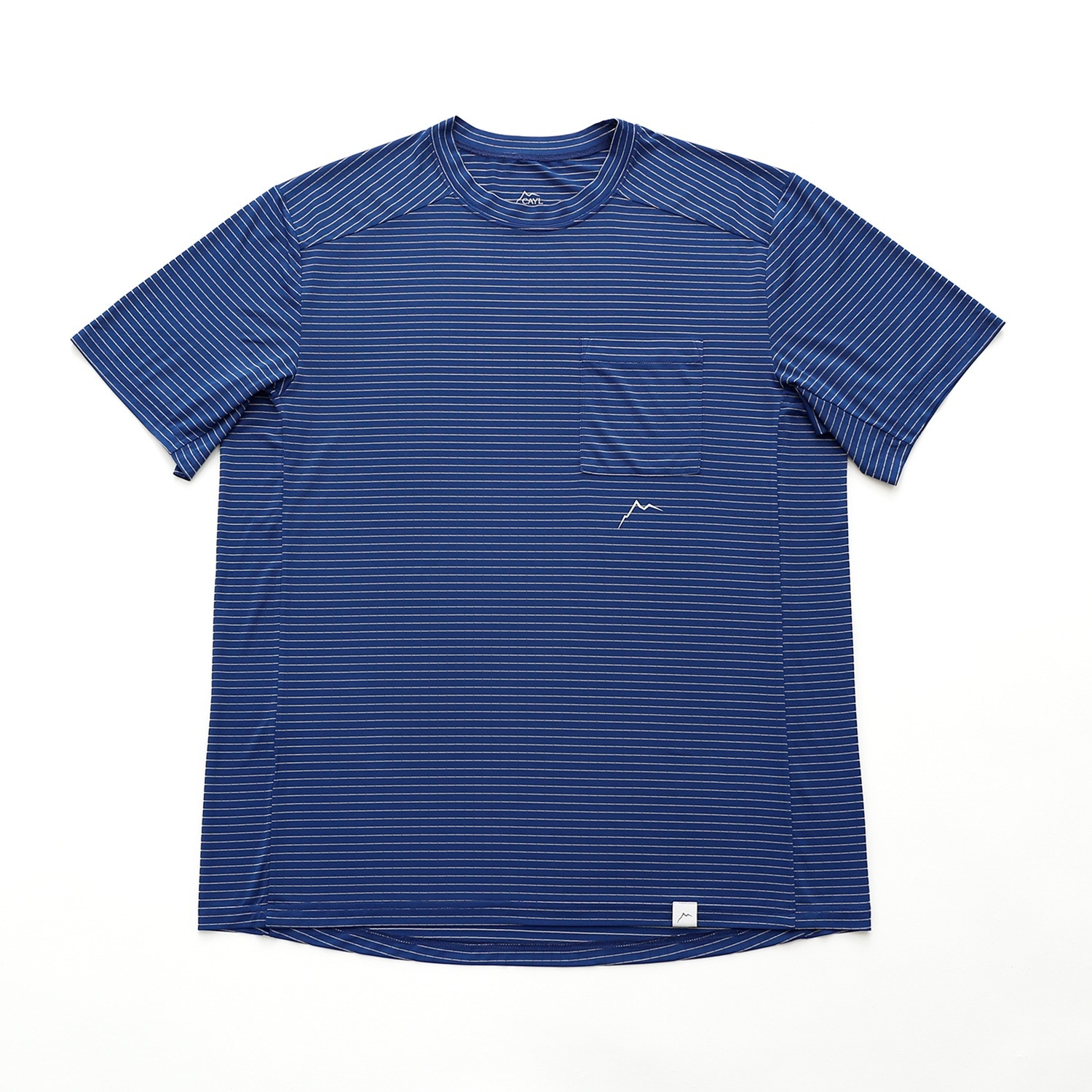 【CAYL】 25SS STRIPE POCKET SHORT SLEEVE : BLUE