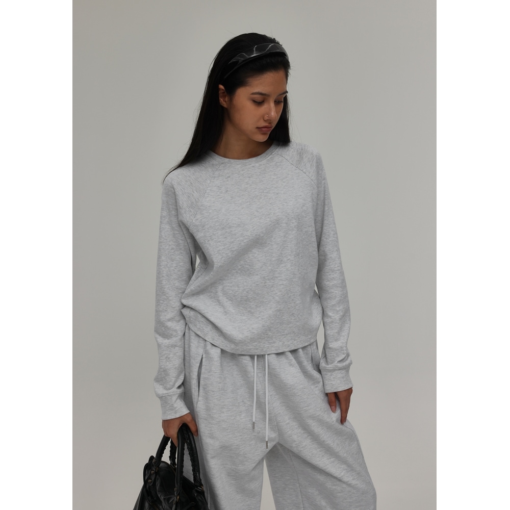 ブラックアップ [B-BASIC] スタンダードラグランスウェットシャツロングスリーブTシャツ 5,288円