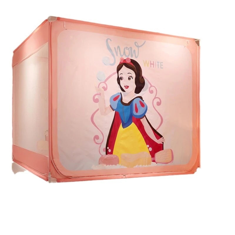 子供のエルサ姫蚊帳U型転倒防止子供蚊帳三扉漫画全包み蚊帳