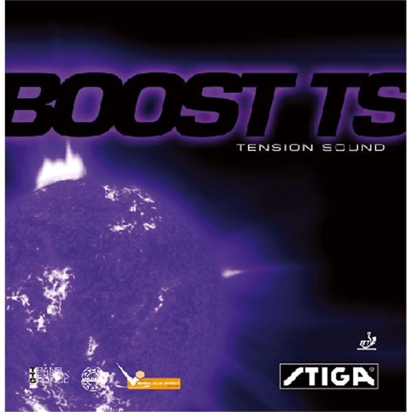 STIGA（スティガ） テンション系裏ソフトラバー BOOST TS（ブースト TS） ブラック 特厚