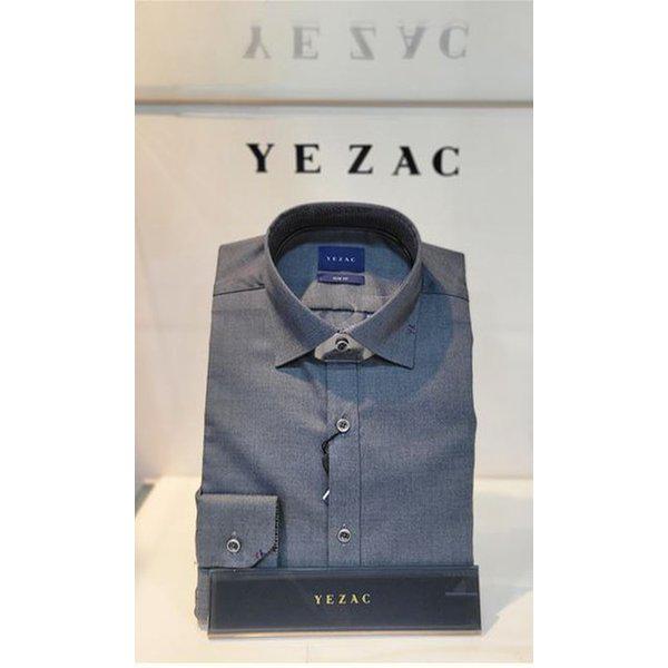 スパン刺繍ポイントドビー織長袖シャツ YJ4FUS521GY_DG