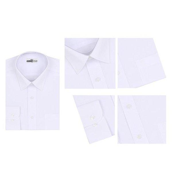 メンズソフトモーダルカラーネック長袖ワイシャツ SJ-SHA-650