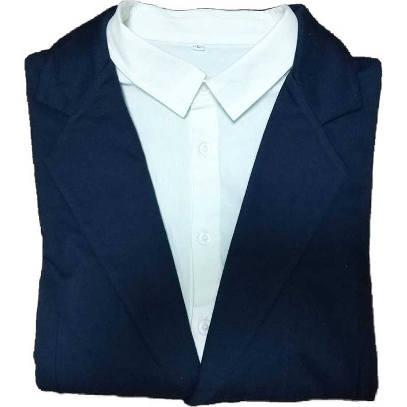 SAVVYANDMORE　スーツ型パジャマビズウェットネイビーLサイズ