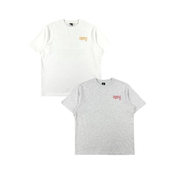 ビーチクラブ背面グラフィック半袖Tシャツ UQ221CRS55_P418500533