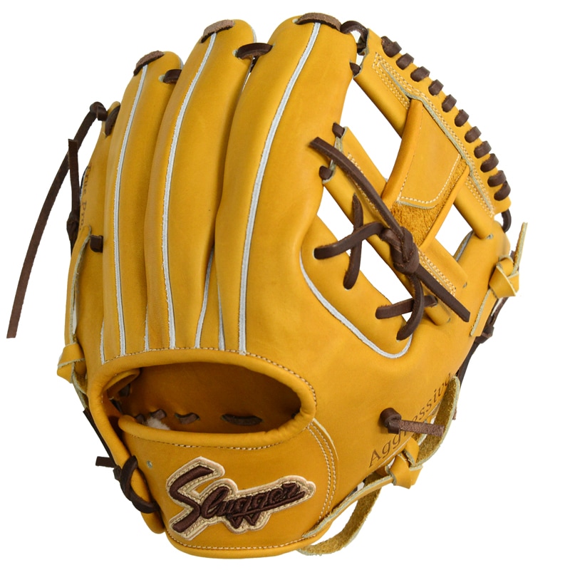クボタスラッガー SLUGGER 硬式グラブ 内野手用 グラブ袋付 野球 グラブ グローブ 一般 25SS(KSG-SR1 タン/BGD) 久保田