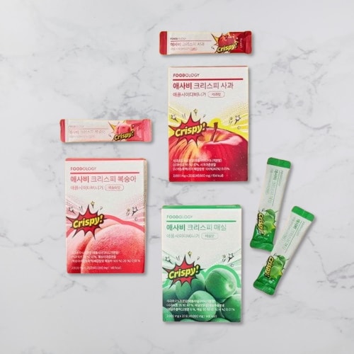 【噛んで食べる】アップルサイダービネガー クリスピー 20包ｘ2箱セット（りんご／梅／桃）アサビ エサビ リンゴ酢 ダイエット プレゼントにも おすすめ