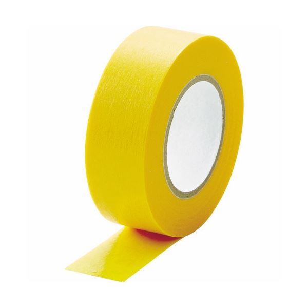 （まとめ）建築塗装用マスキングテープ 幅18mmx長さ18m イエロー 1パック（7巻）[x20] 13,343円