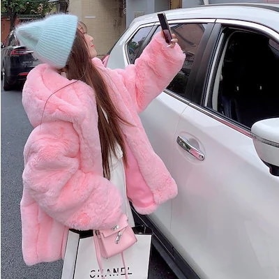 大きいサイズ 厚手 防寒 アウ今週の割引は 25% オフですター トップス レディース 人工 毛皮コート 暖かい ゆったり AW