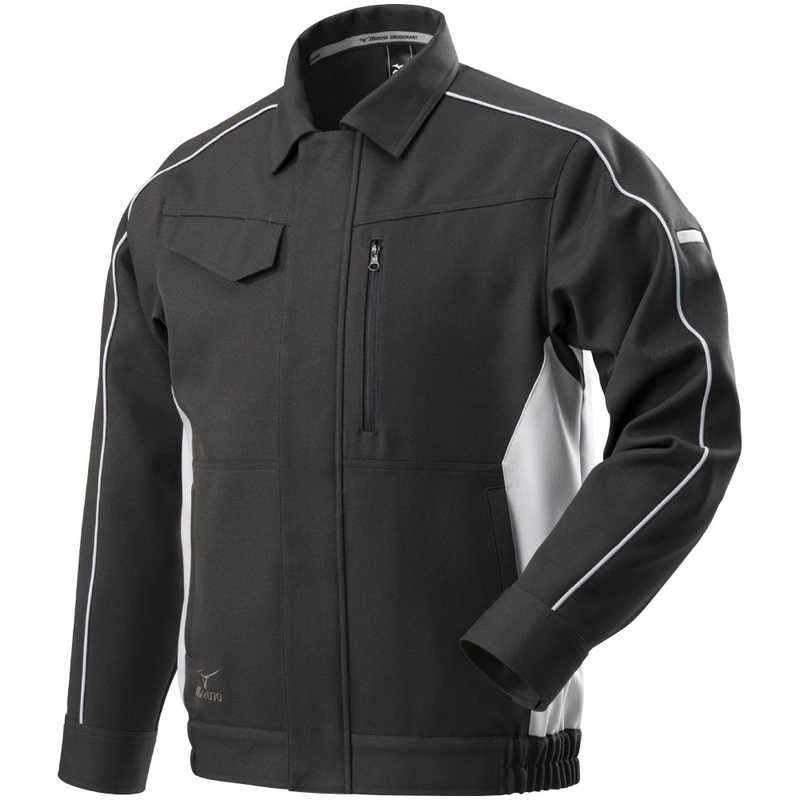 ミズノ　ワークジャケット(通年素材) ［ユニセックス］ 2XL 90：チャコールグレー×ベイパーシルバー　F2JE218690