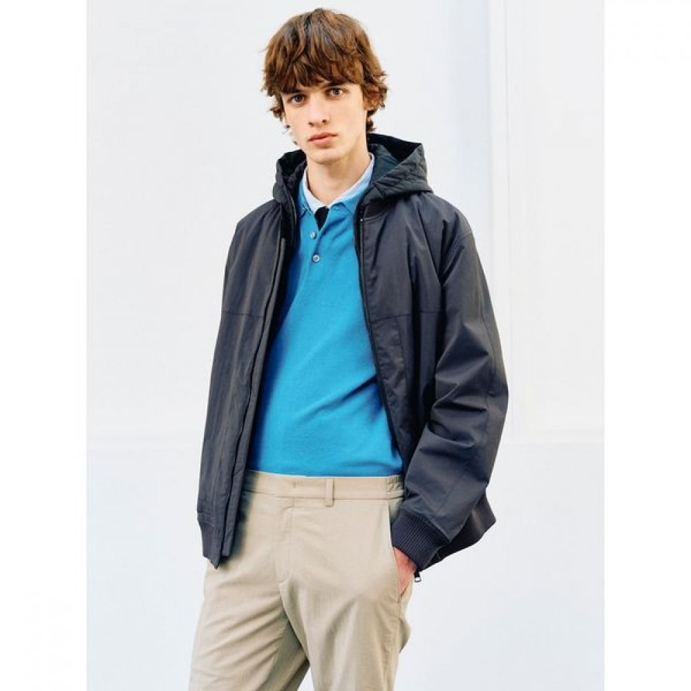 [ロガディス] ナイロンストレッチフード付き取り外し可能なパッド入りジャンパーアッシュ (RY5139C014)