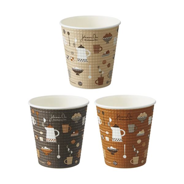 TANOSEE エンボスカップ Fika250ml（8.5オンス）1セット（1000個：50個20パック） 13,473円