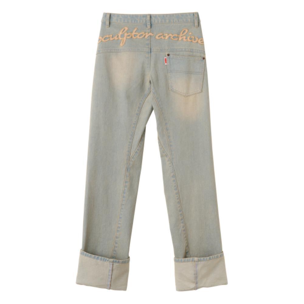 スカルプター Applique RollUp Denim Washed Blue SC24S413LB 7,353円