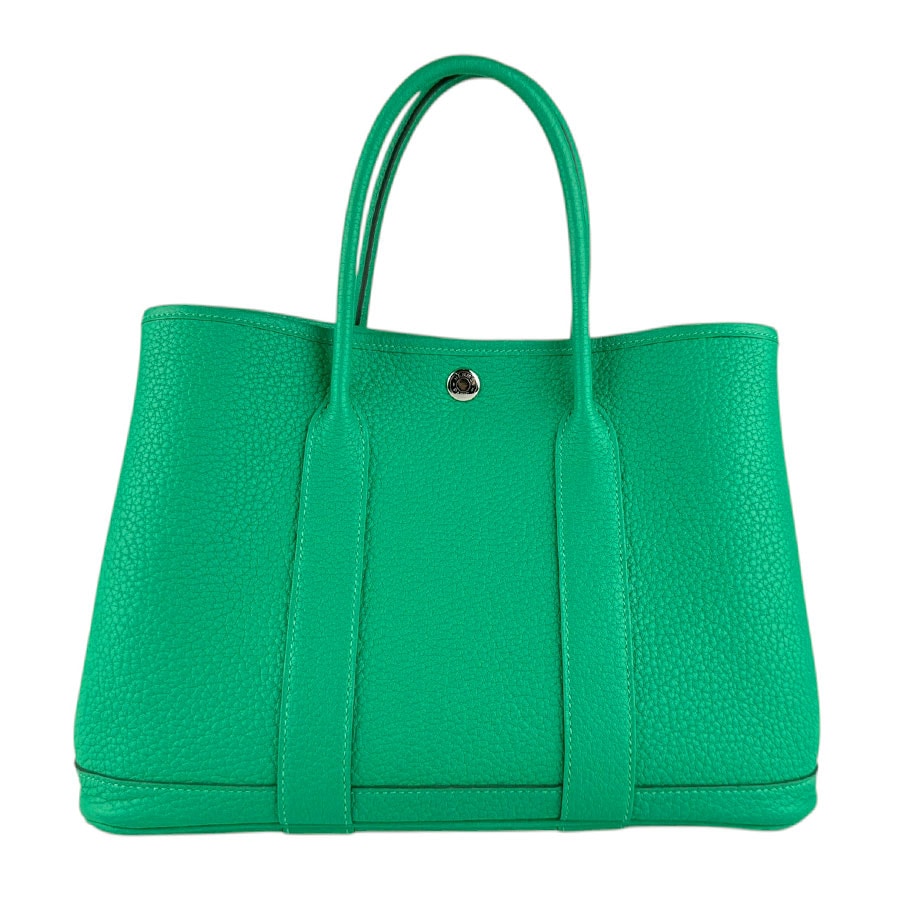 エルメス HERMES ハンドバッグ ガーデンパーティTPM ネゴンダ ミント レディース z9225