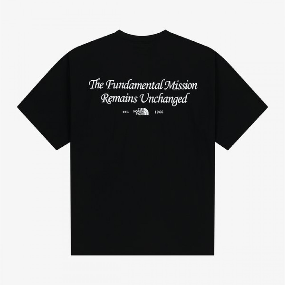 ノースフェイス ホワイトラベル アイラ 半袖ラウンドティー BLACK NT7UR19J