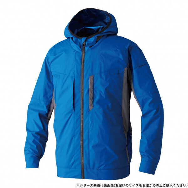 8349-00 EF長袖ブルゾン 6Lサイズ ブルー(8)