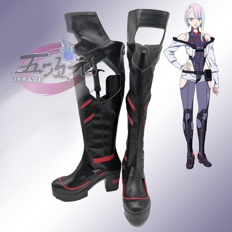 【予約商品】ハロウィン 五次元　サイバーパンク　コスプレ ルーシー　靴