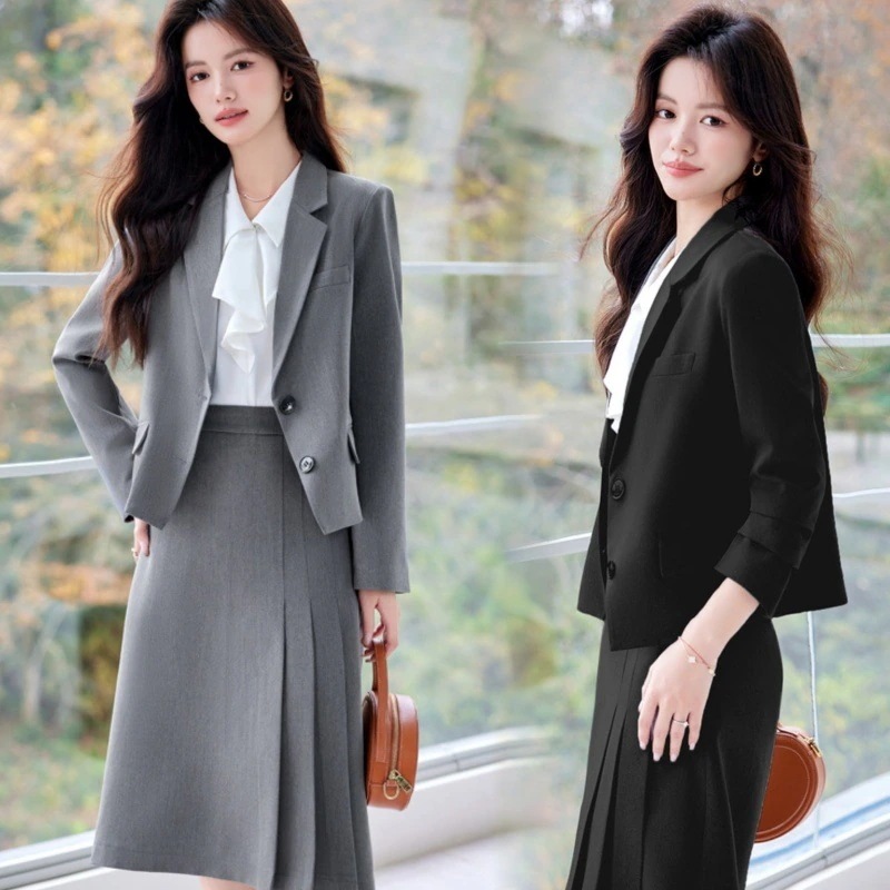 気質 OL 通勤 スーツ セットアップ レディース 春 長袖 フォーマル ビジネススーツ スカート 二点セット入園式 入学式 卒園式ジャケット髙品質 大きいサイズ スーツ
