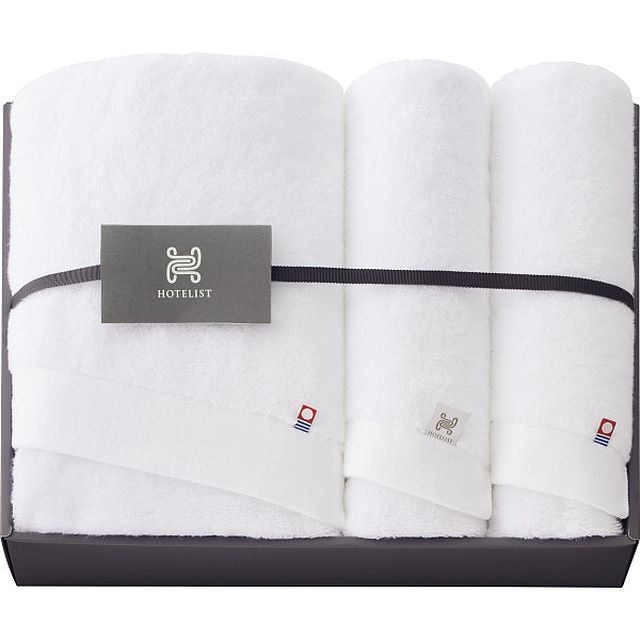 HOTELIST バス/フェイスタオルセット ホワイト 8,109円