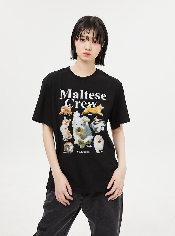 【WAIKEI】I am HAPPY半袖Tシャツ 3色 WAIKEI】I am HAPPY半袖Tシャツ 3色 (Wai Kei/Tシャツ