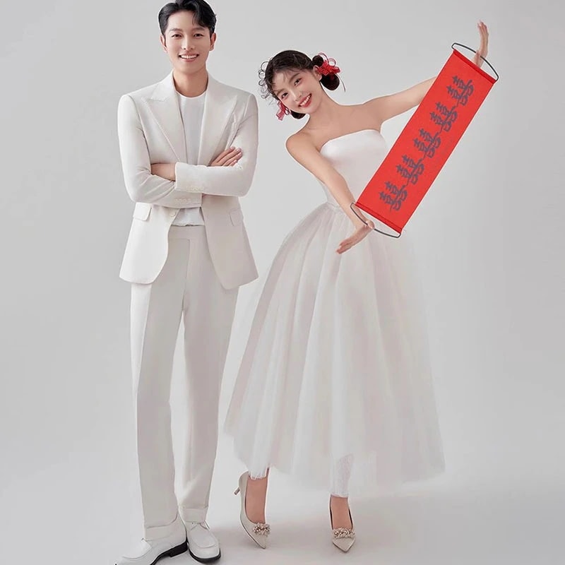 ウェディングドレス 白 結婚式 花嫁 サイズオーダーメイド可能 成人式 お呼ばれ ウェディング 演奏会 二次会 パーティードレス 前撮り ワンピース ロングドレス 312