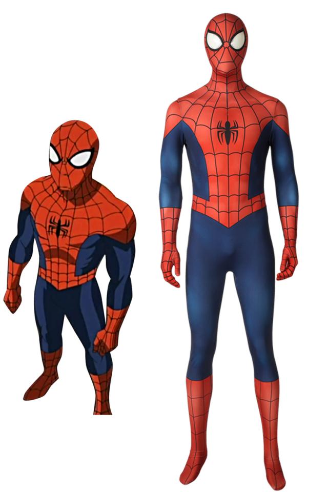 新タイプ追加 激安販売 アルティメット・スパイダーマン ピーター・パーカースパイダーマン Ultimate Spider-Man Season1 Peter Parker コスチューム [4270