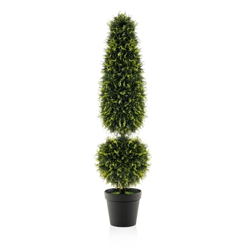 観葉植物 フェイク 120cm フェイクグリーン 人工観葉植物 造花 インテリア 室内 屋外 フェイク植物 人工 観葉植物 水やり不要 枯れない 盆栽植物 空気清浄 害虫駆除不要 (高さ120cm16
