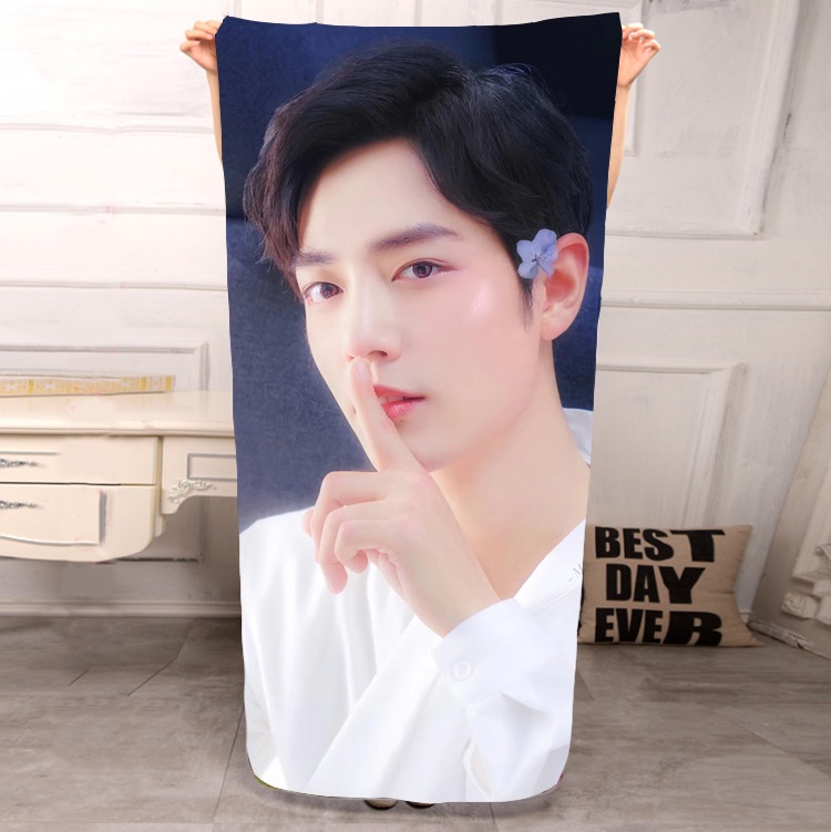 中国俳優グッズ　バスタオル　肖戦　シャオジャン　『陳情令』主役 幅50長100cm 3枚セット　仕様1-15