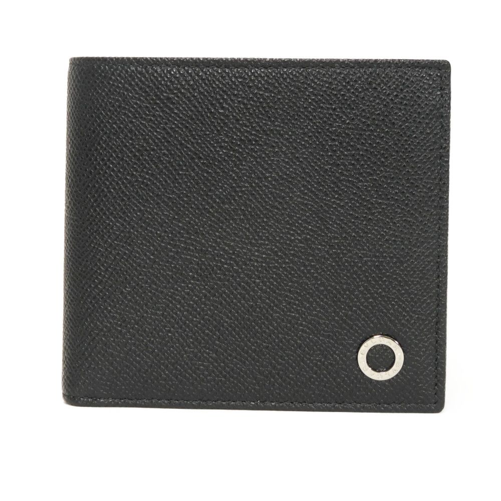 【中古】 二つ折り財布 バイフォールド ブルー RFID ICチップ ブルガリマン コンパクト ウォレット ロゴ メタル 30396 35,328円